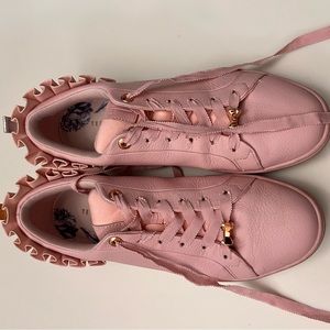 Ted Baker  Pink Astrina Leather Sneakers